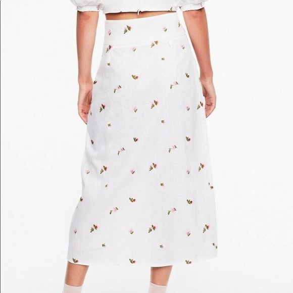 AFRM Sunset Linen Asymmetrical skirt and Tankk - Picture 2 of 9